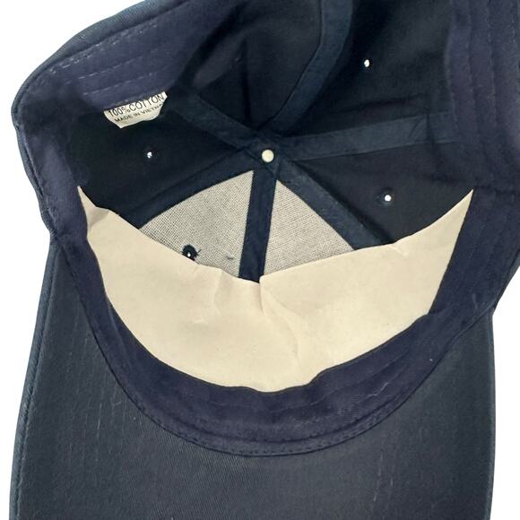 Vintage Y2K US Beijing 2008 Olympics Hat Navy Blue Red White Adjustable - Picture 6 of 6